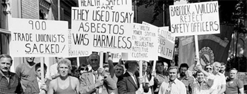 Pic: SAsbestos campaigners march