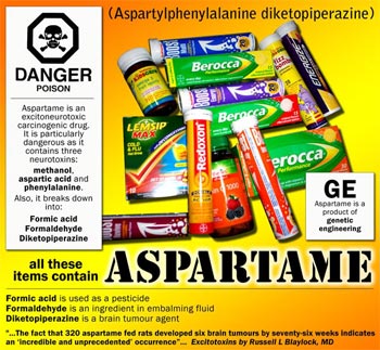aspartame label pic