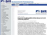 Federal Institute for Risk Assessment Berlin