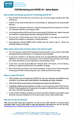 Image: BOHS document on CO2 monitoring