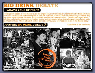 The Big Drink Debate website
