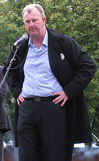 Carl Webb demanded of the Labour Government," Keep your promises for a change!"