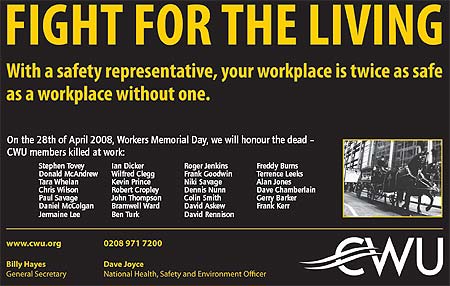 CWU Ad for WMD 2008