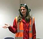 Pic: Clare speaks at MHFA event