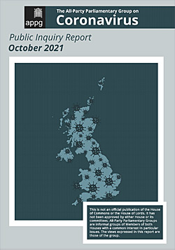Pic: click to download the select committee report into government responsne to Covid