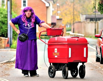 Pic: Postman Stephen Axford