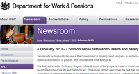 DWP press release