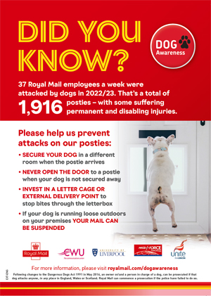image: Dog Awareness Poster - click to download