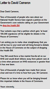 Sign the letter demanding a debate - click here