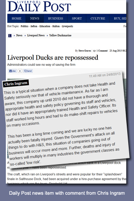 Pic: Liverpool Daily Post news item - click the pic!