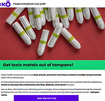 image: Toxic metals petition