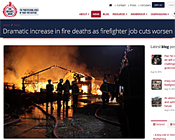 Pic: FBU Press release