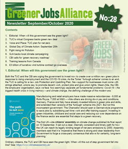 Pic: Cover of the GJA newsletter September