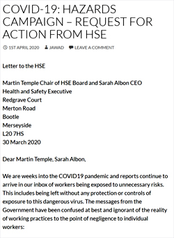 Pic: Janet Nesham's letter - click to read it.
