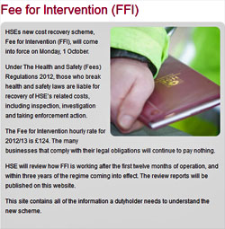 HSE's FFI Scheme begins today 1st Oct