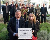 HSE Plant a Tree in rememberence of dead workers