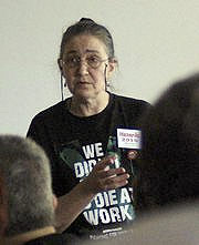 Hilda Palmer from Hazards Campaign