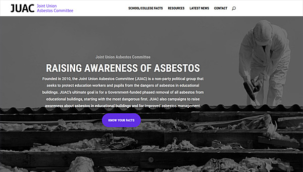 Pic: New JUAC website - click to visti the site