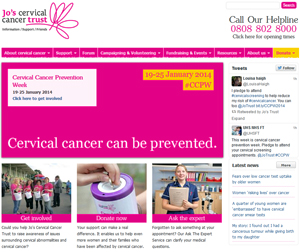 Pic: Jo's Cervical Cancer Trust website