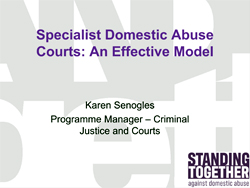 Image: presentation by Karen Senogles