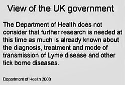 UK Gov view of Lytme disease pic statement