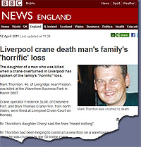 Mark Thornton in BBC news