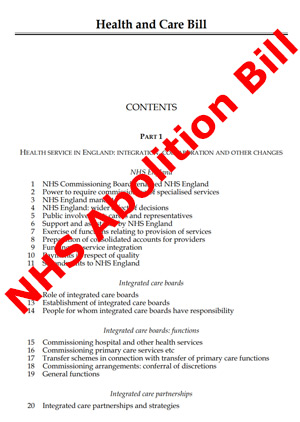 Pic: NHS Health and Care Bill - click to downlaod