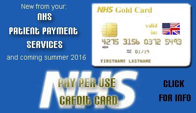 Pic: NHS Gold Card - click here to apply