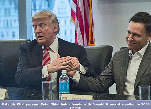 Pic: Palantir Chief with Trump