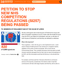 Click to got ot website and sign petition