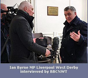 image: Ian Byrne MP Interviewed  BBC NW Tonight