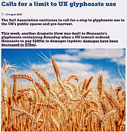 image: Calls for limited use of Glyphosate
