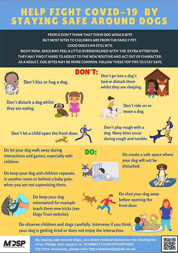 Pic: Covid-19 and Dog Safety - click to download PDF version