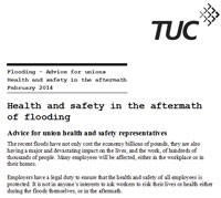 Pic: TUC guide on action on floods