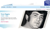 Pic: Terrence Higgins Trust website