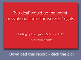 Pic: Thompsons Solictior briefing cover