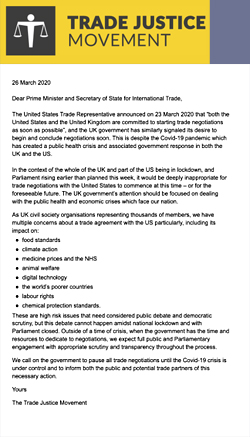 Pic: TJM letter - click to read
