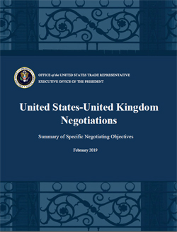 Pic: US Trade Objectives - click to download from E-Library
