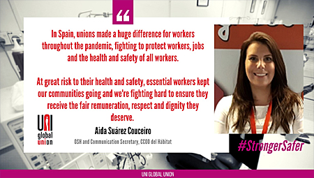 UNI Global Report message from Spanish Trade Unionist