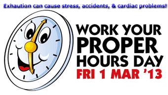 Work Your Proper Hours Day logo - click the pic!