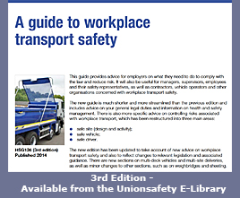 image: 3rd edition guide to workplace transport - click to go to E-Library