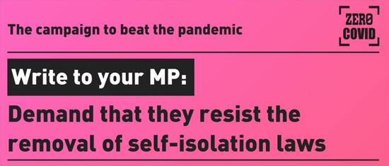 Image: clcik to send letter to your MP