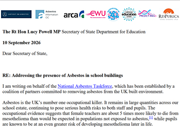 image: Letter to Sec of State For Education - clck to download