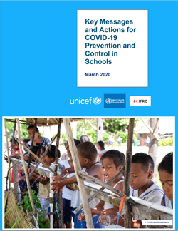 Pic: Cover of Cvoid19 advice to school - click to download