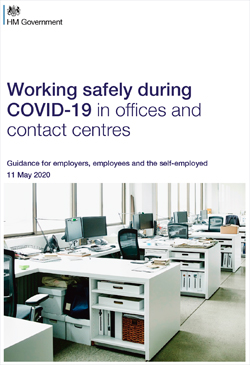 Pic: Working Safely in Contact Centres docuemnt cover
