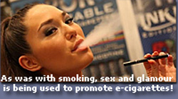 Pic: E-cigarette advertisement