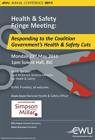 Health & Safety Fringe Meeting poster