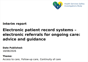 image: Report into Advice and Guidance NHS Engalnd process - click to download report