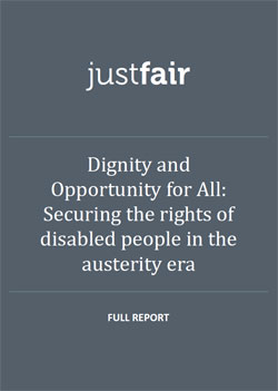 Pic: cover of Just Fair report
