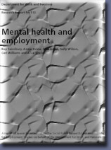 Mental Health & Employment - click to download full report